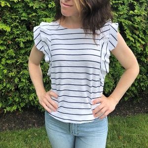 Striped Anthropologie Top - XS